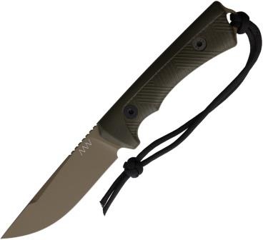 ANVP200053 Acta Non Verba P200 Fixed Blade Knife Coyote Brown/OD Green